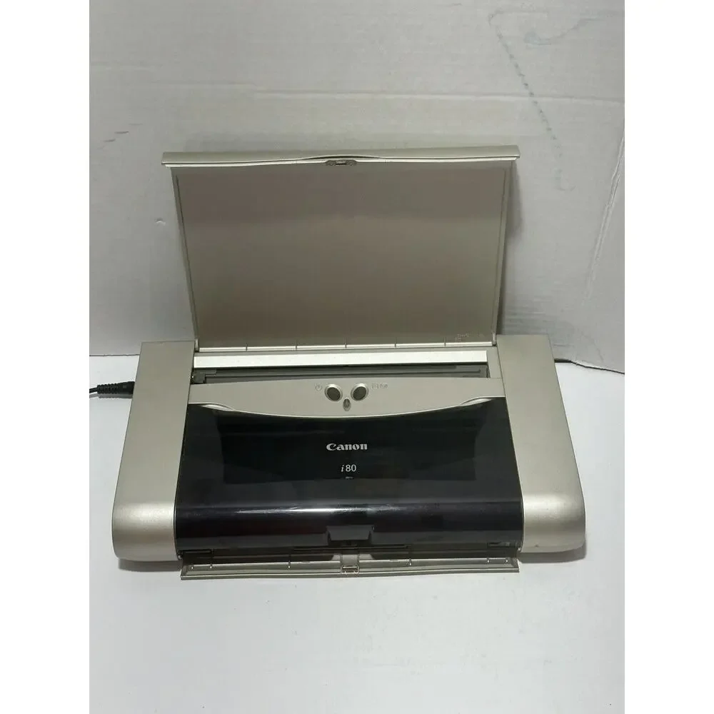 CANON I80 COLOR BUBBLE JET INKJET PRINTER K10233 W/ Original Charger Working